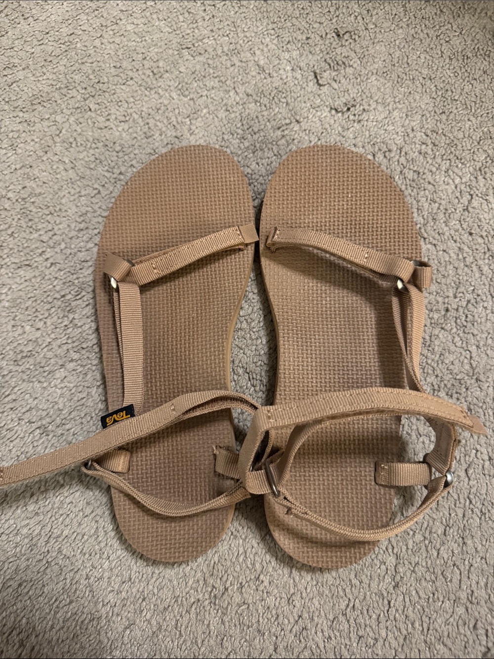 Teva Women's Beige Strappy Sandals